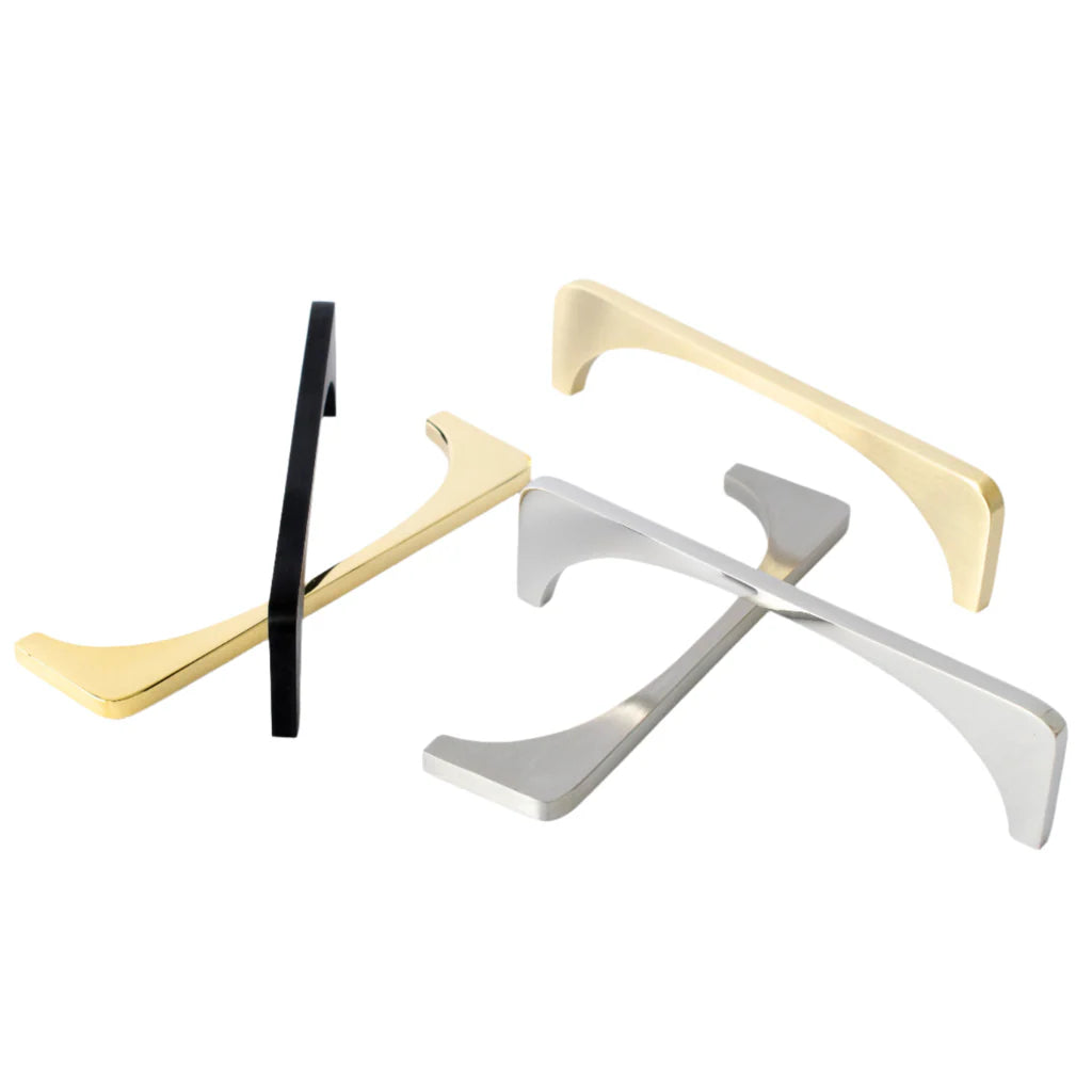 Bridge Pull - Solid Metal Cabinet Hardware