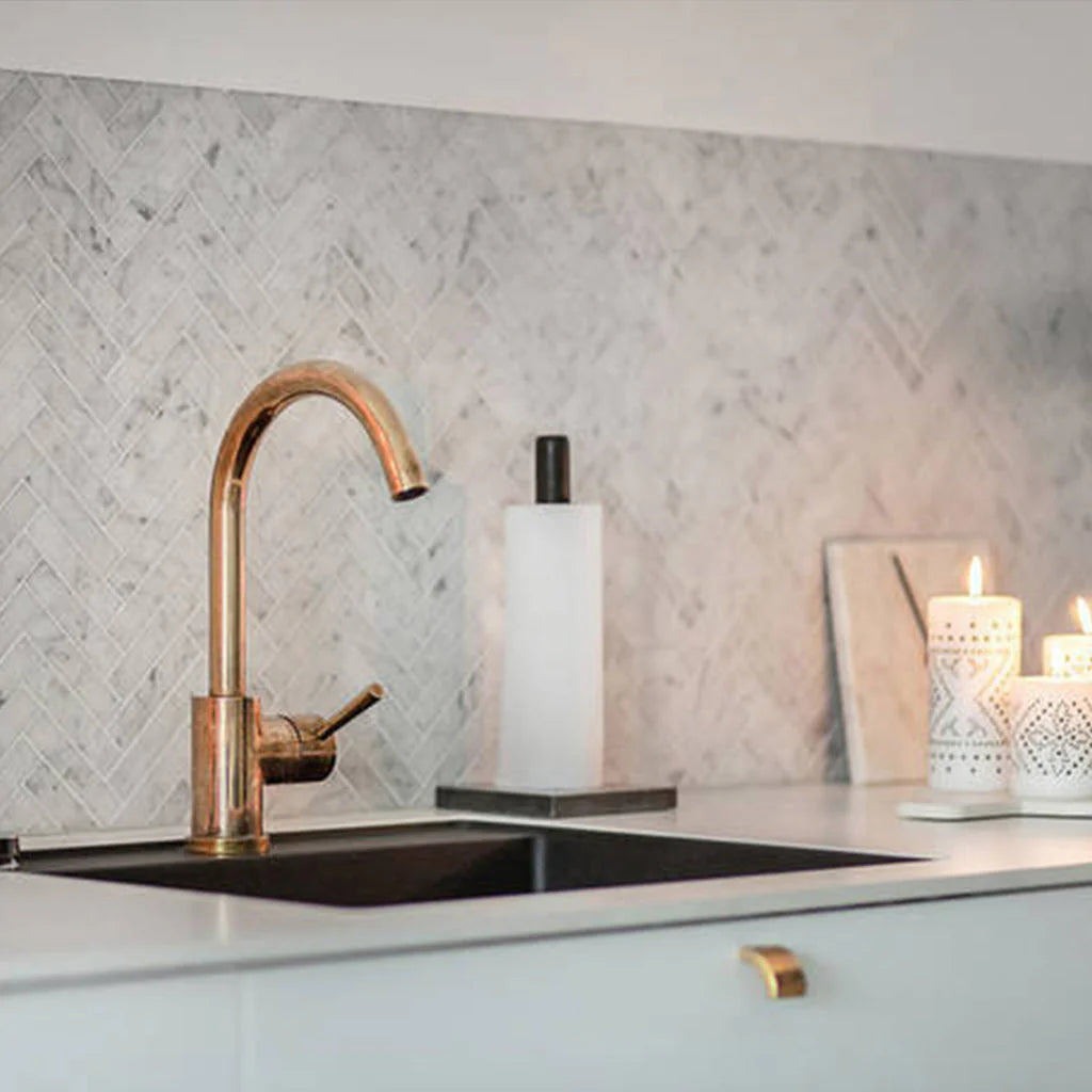 Curve Handle – Solid Brass & Stainless Steel Cabinet Pull
