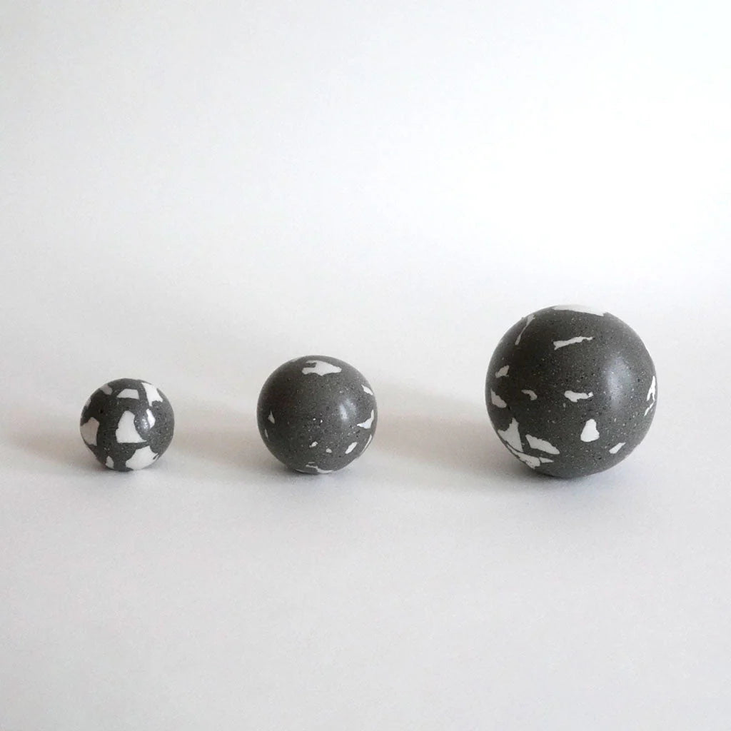 Sphere Knobs – Terrazzo Concrete Cabinet Knobs and Wall Hooks