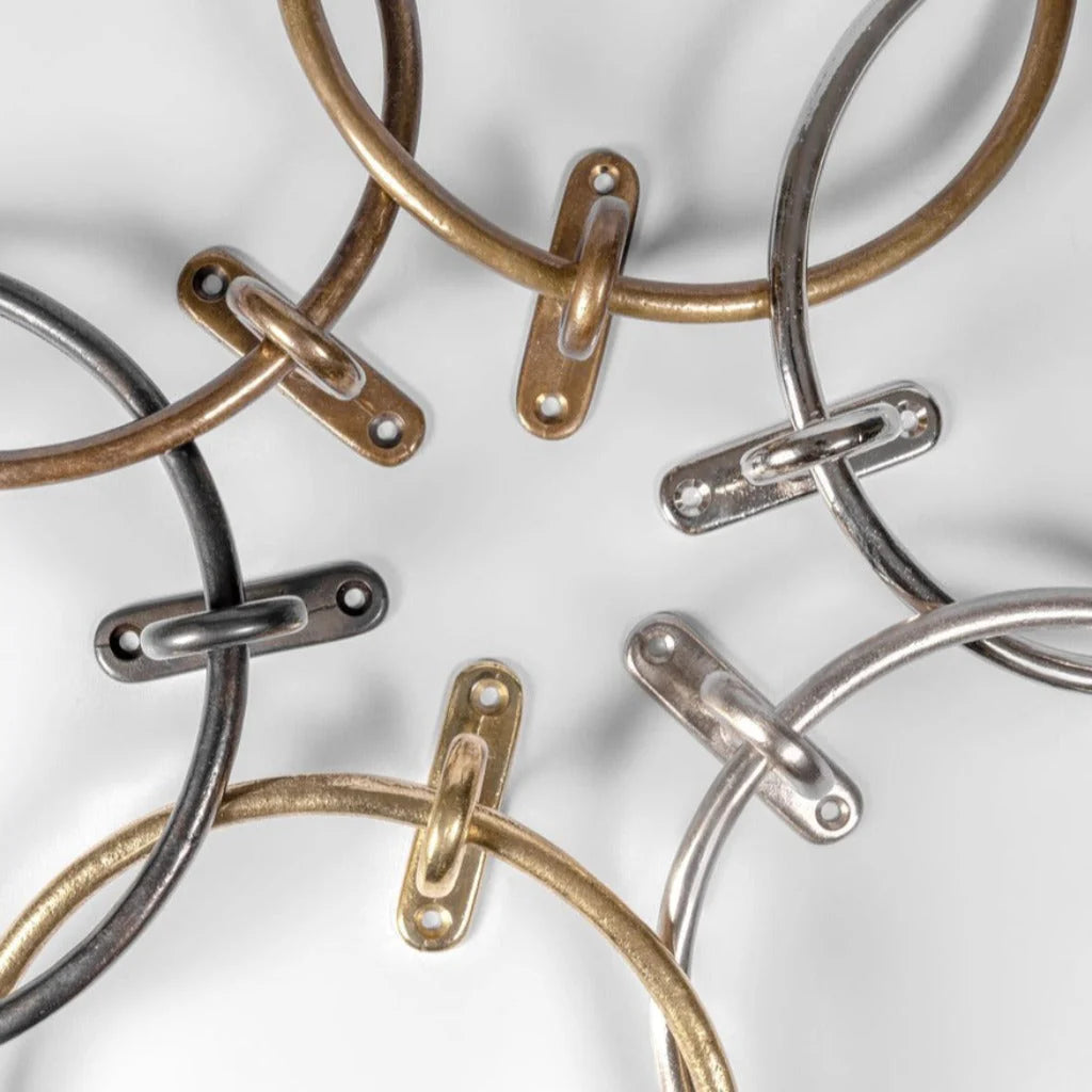Towel Ring – Hand-Cast Solid Brass