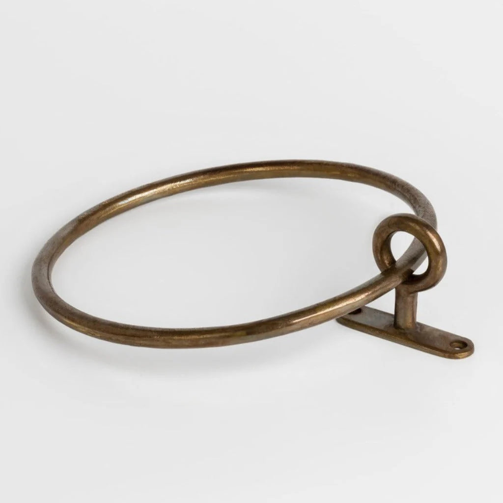 Towel Ring – Hand-Cast Solid Brass