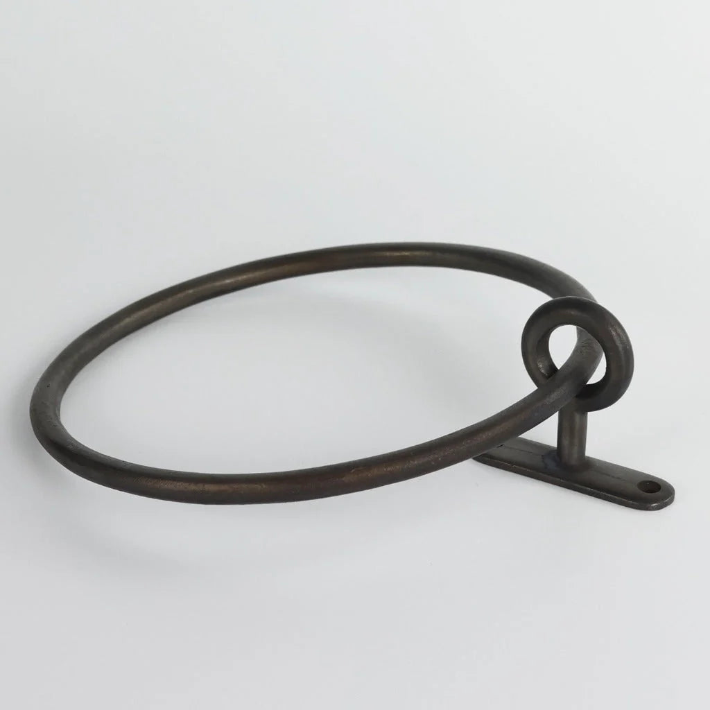 Towel Ring – Hand-Cast Solid Brass