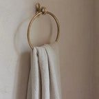 Towel Ring – Hand-Cast Solid Brass