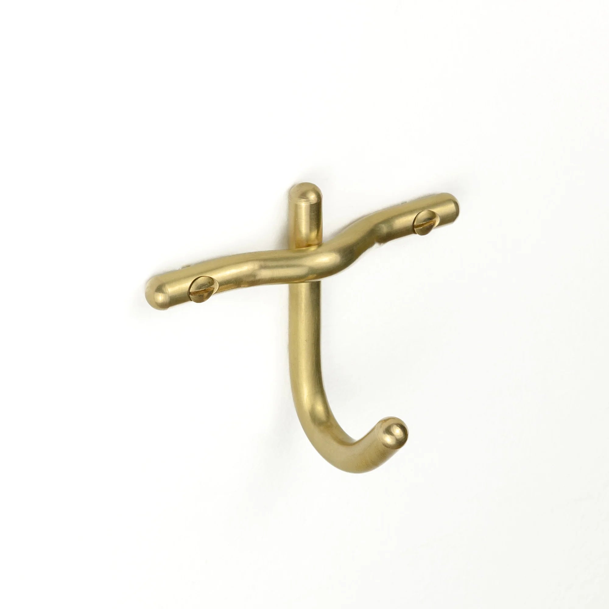 Wall Hook - Unlacquered Satin Brass