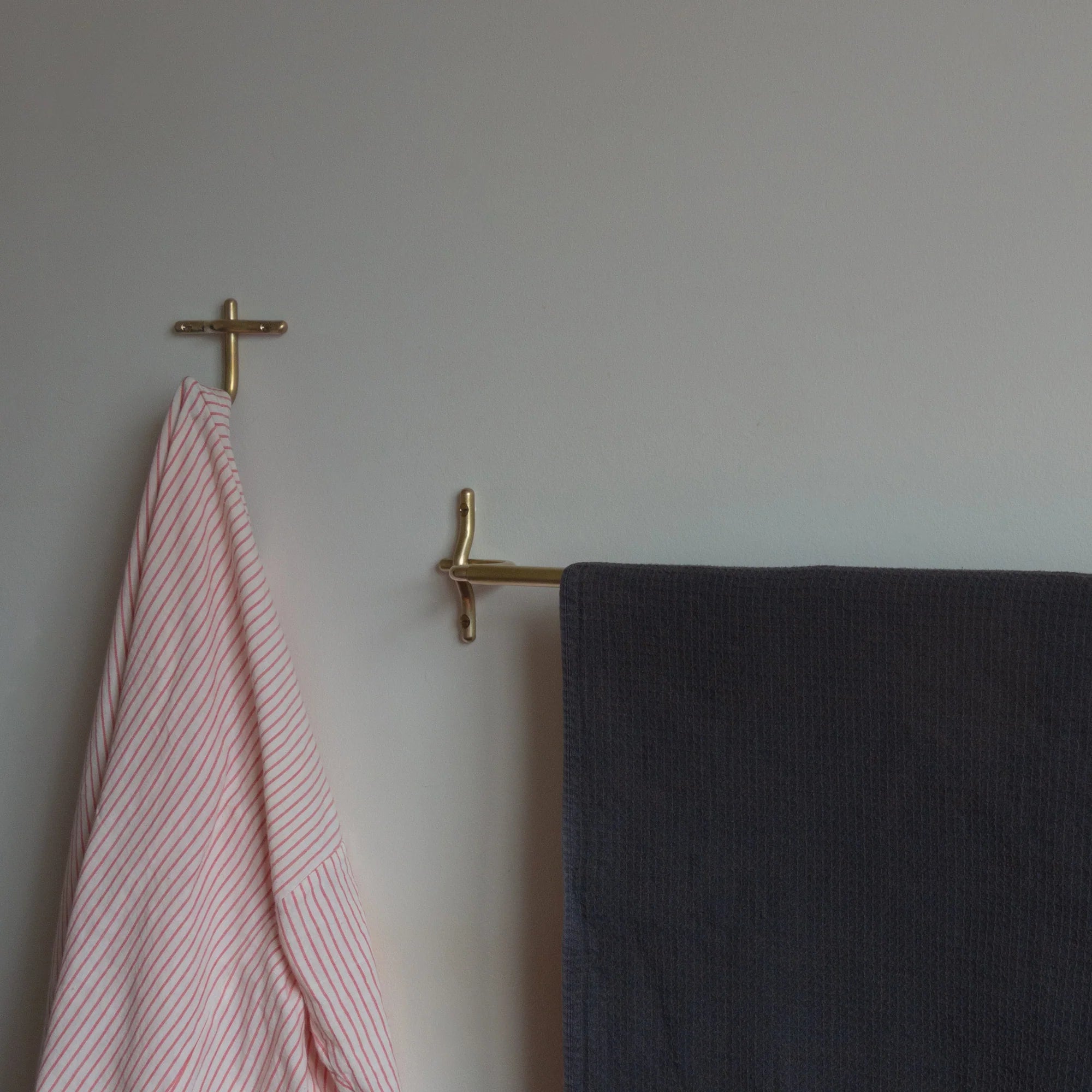 Wall Hook - Unlacquered Satin Brass