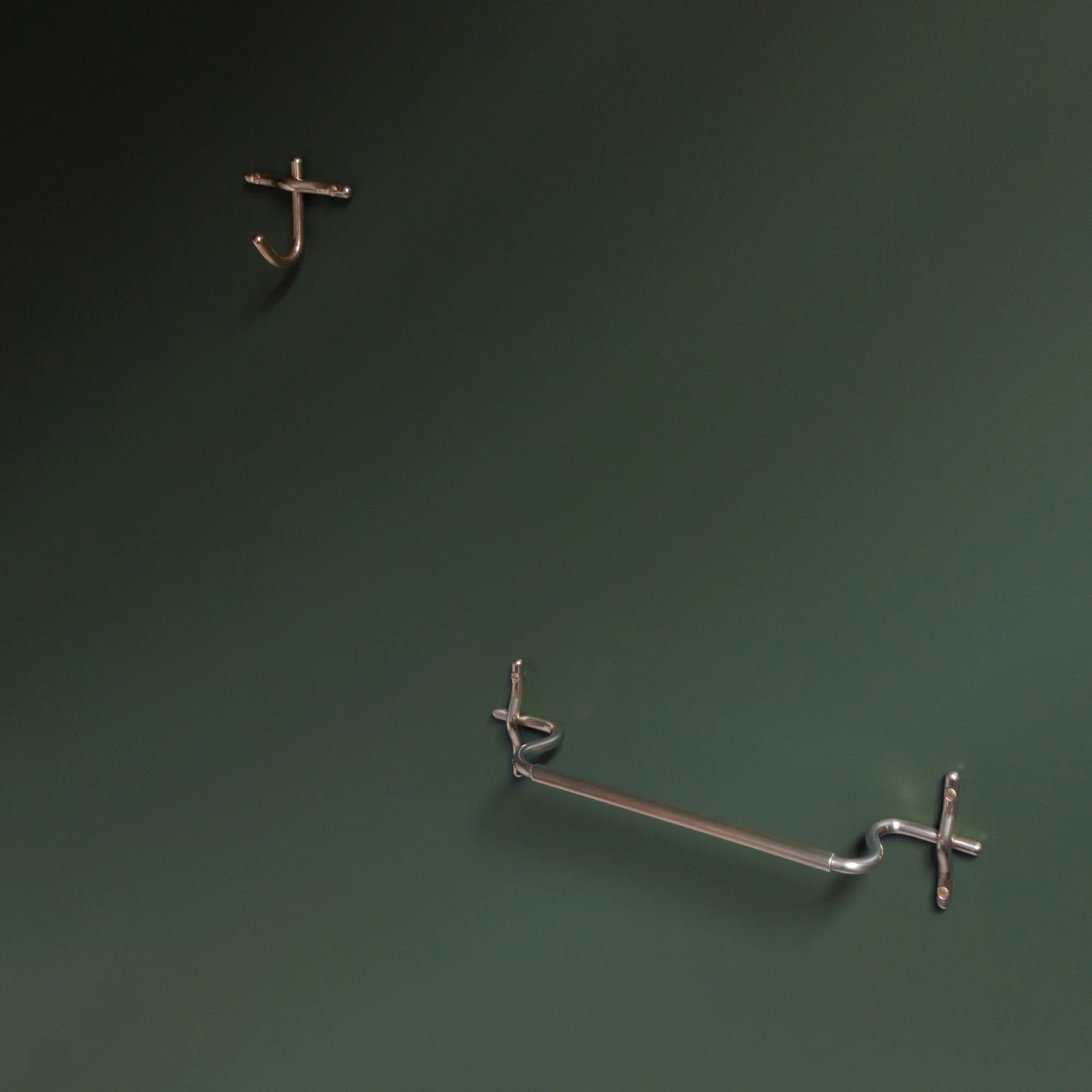 Wall Hook - Unlacquered Satin Brass